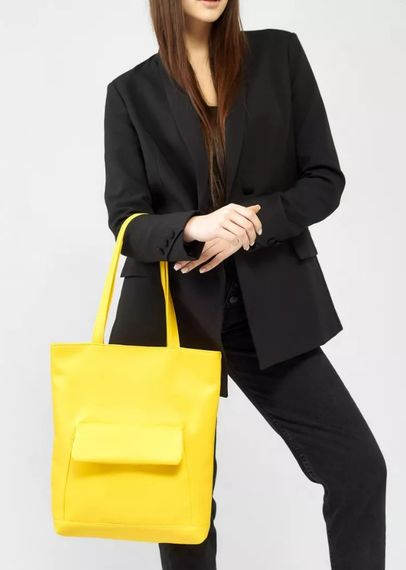 Шопер жіночий Sambag Shopper жовтий 41 х 30 х 10 см (93251028) | Зображення 6