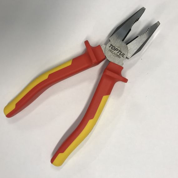 Плоскогубці з ізольованими ручками (пасатижі) 8" 1000V VDE TOPTUL DGCA2208 | Зображення 2