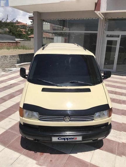 Дефлектор капоту (прямі фари) (EuroCap V1) для Volkswagen T4 Caravelle/Multivan | Зображення 5