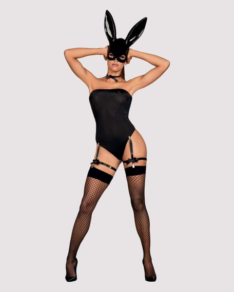 Игровой костюм зайки Obsessive Bunny costume Черный S/M | Зображення 2