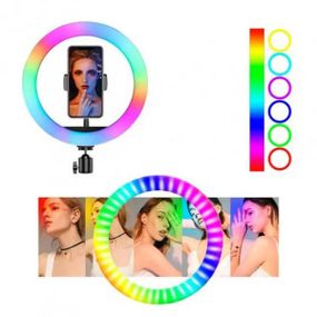 Светодиодное селфи-кольцо RGB LED 3D-30