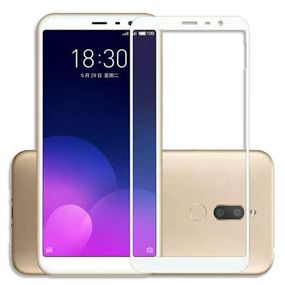 Захисне скло 2.5D на весь екран для Meizu M6T колір Білий