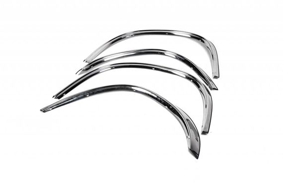 Накладки на арки (4 шт, нерж) для Volkswagen LT 1998-2024 рр | Зображення 3