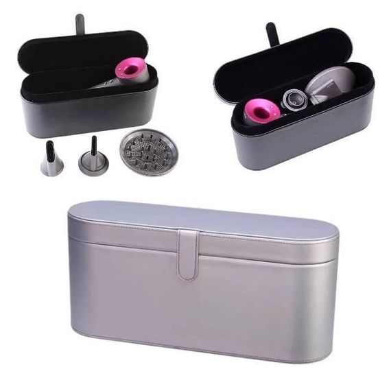 Фен стайлер с 3 насадками в чехле hair drier CFJ-1 Серый