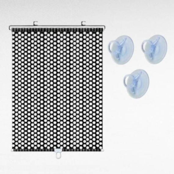 Сонцезахисна шторка на присосках на вікно 40*125см