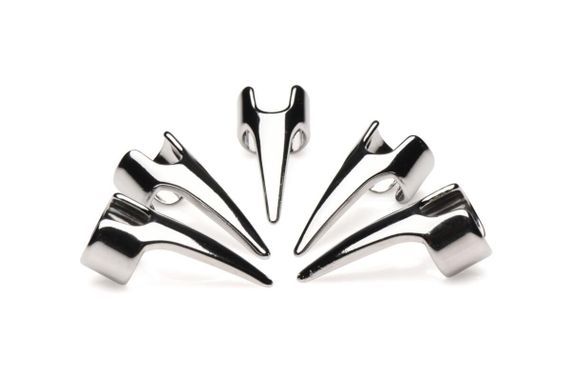 Набір кілець з кігтями Master Series Five-Piece Sensation Claw Rings - Silver | Зображення 1