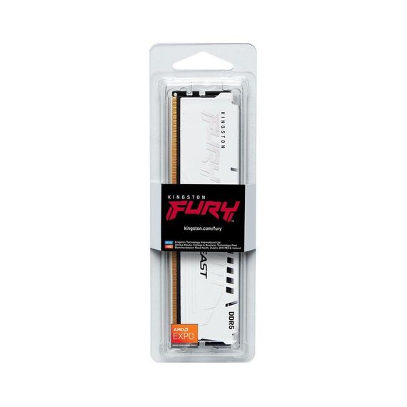 Модуль памяти для компьютера DDR5 32GB 6000 MHz Beast White EXPO Kingston Fury (ex.HyperX) (KF560C30BWE-32) | Зображення 3