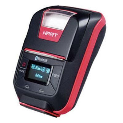 Принтер чеков HPRT HM-E200 мобільний, Bluetooth, USB, червоний+чорний (14657) | Зображення 1
