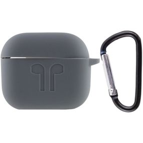 Силиконовый футляр для наушников AirPods 3 Серый / Dark Gray