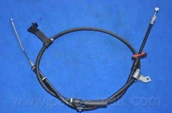 Трос ручного гальма HYUNDAI Tucson лів. (вир-во PARTS-MALL) PARTS-MALL PTA521 на HYUNDAI TUCSON (JM)