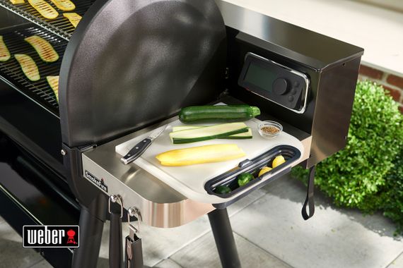 Дошка для нарізки, пластикова з лотком Weber 7032 Код: 009990 | Зображення 5