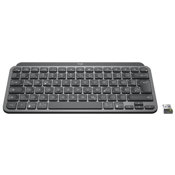 Клавіатура Logitech MX Keys Mini For Business Wireless Illuminated UA Graphite (920-010608) | Зображення 1