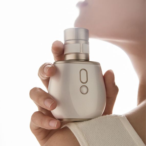 Стимулятор у вигляді парфумів BeYourLover Aromia з вакуумом та мікрострумами, кремовий Sex Aura | Зображення 7