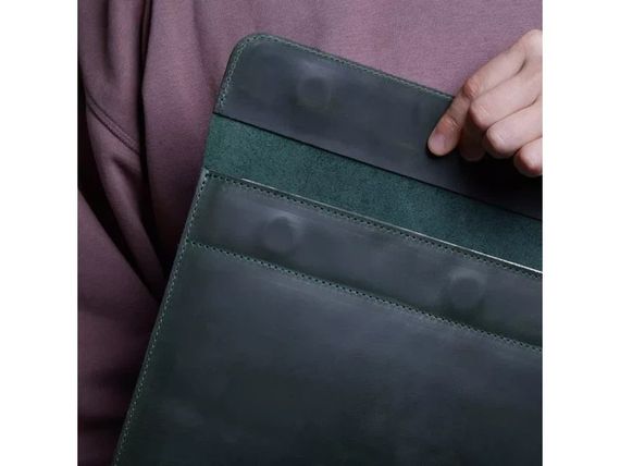 Чохол для ноутбука вінтажний Incarne Klouz MacBook Air 13" 2018-2025 klouz-green-vintage-air-13 зелений | Зображення 6