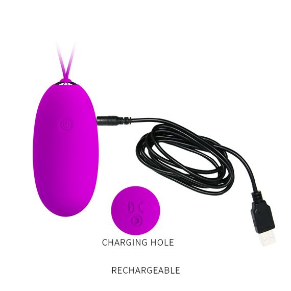 Віброяйце - Pretty Love Joyce Vibrating Egg Purple | Зображення 5