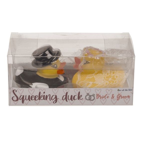 Іграшка качки, наречений і наречена Squeaking ducks, Bride & Groom 6см Sex Aura | Зображення 2