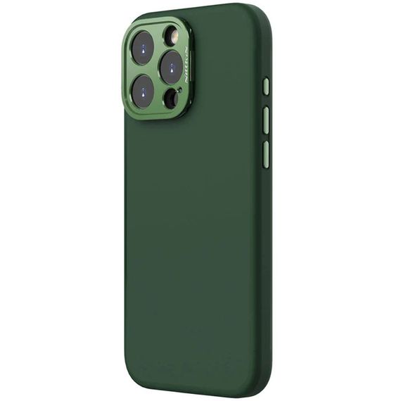 Чохол Silicone Nillkin LensWing Prop Magnetic для Apple iPhone 16 Pro Max (6.9") Зелений / Green | Зображення 2