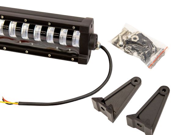 Світлодіодна балка (люстра) AllLight HP-96W ближнє+дальнє WHITE 12/24V | Зображення 3