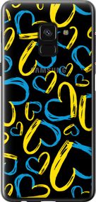 Чехол на Samsung Galaxy A8 2018 A530F Сердца UA "5292u-1344-17620"