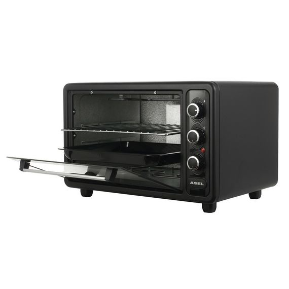 Вбудована духовка сфунк кров'яні печі з програмами приготовления ASEL AF-40-23 1300 Вт JI-890 40 л