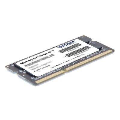 Модуль пам'яті для ноутбука SoDIMM DDR3L 8GB 1600 MHz Patriot (PSD38G1600L2S) | Зображення 1