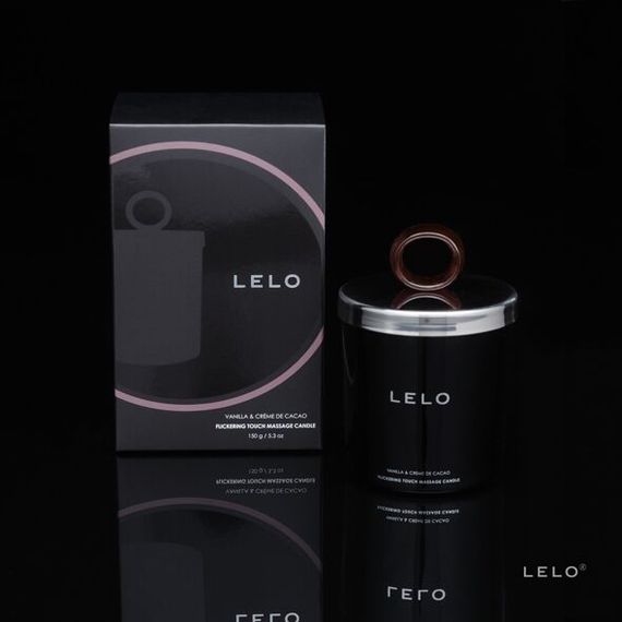 Масажна свічка LELO Massage Candle Vanilla & Creme de Cacao, соєвий віск, 36 годин горіння | Зображення 1
