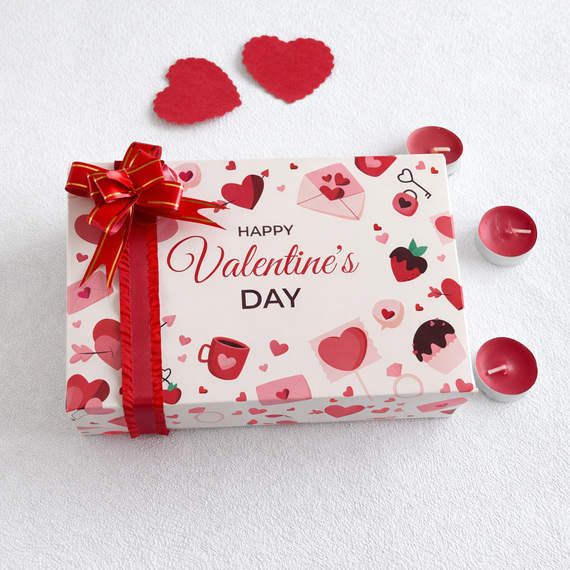 Подарочный набор пастилы ко Дню святого Валентина «Романтическое ассорти» (три вида пастилы), 700 г