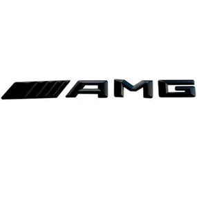 Эмблема AMG на крышку багажника  Mercedes Benz All models (чёрная/L=185mm/ H=18mm),M 220 817 0815