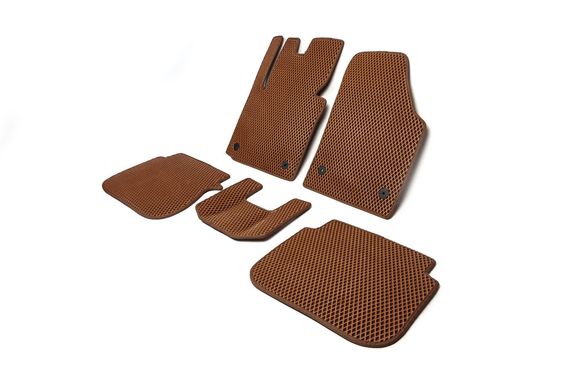 Коврики EVA (кирпичные) 2 шт, передние для Volkswagen Caddy 2004-2010 гг | Зображення 5