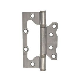 Петля накладна APECS 100*63*2-B2-Steel-Nis (матовий псевдонім)