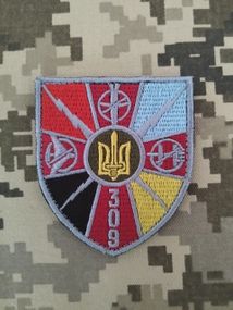 Шеврон РЕБ Війська радіоелектронної боротьби 309