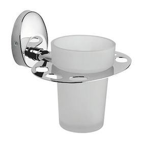 Стакан настінний з підставкою для зубних щіток ZERIX LR3306-1 (LL1434)