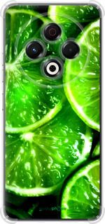 Чохол на Tecno Spark 30 4G Зелені часточки лимона "852sp-3894-2448"