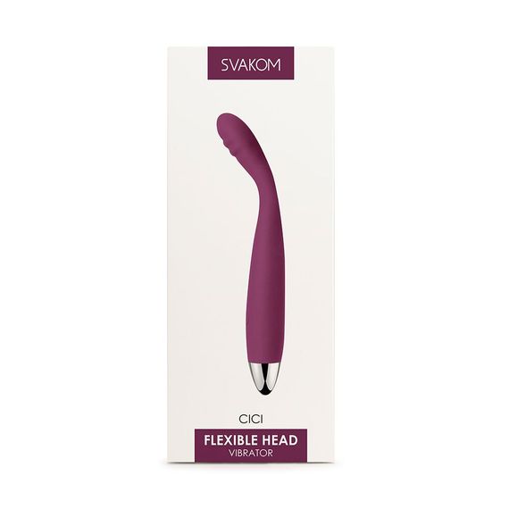 Тонкий вибратор точки G Svakom Cici Violet | Зображення 7