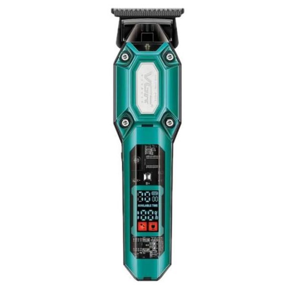 Машинка для стрижки, триммер для бороды аккумуляторный 4 в 1 VGR-900 Зеленый