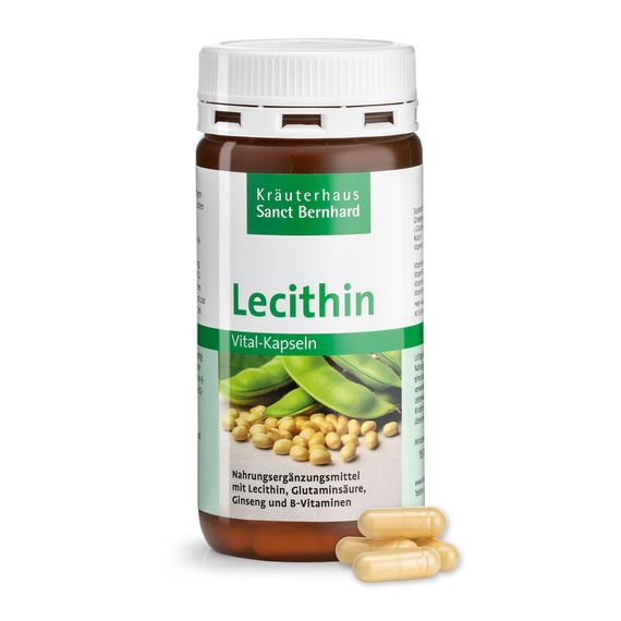 Комплекс з женьшенем, соєвим лецитином і вітамінами групи B – підтримка енергії та мозкової діяльності, 120 шт., Німеччина