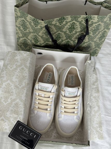 Кросівки жіночі білі New Gu4i  весна / осінь 2460 | Зображення 5