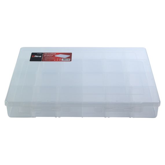 Органайзер пластиковий прозорий Ultra 20 відсіків 350×270×50мм 7417122 | Зображення 1