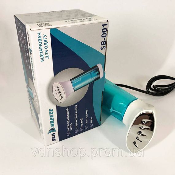 Дорожный паровой утюг SeaBreeze, Отпариватель для быстрого ухода за одеждой, Пароочистители для штор XZ-20 | Зображення 1
