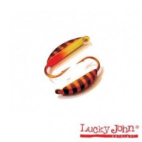 Блешня вольфрам. Lucky John Супер Банан фарбована з петель.. 4 мм. 0.85г