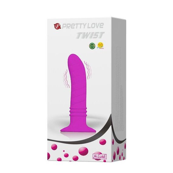 Вібромасажер на присосці серії Pretty Love "TWIST" BI-014200 Sex Aura | Зображення 8
