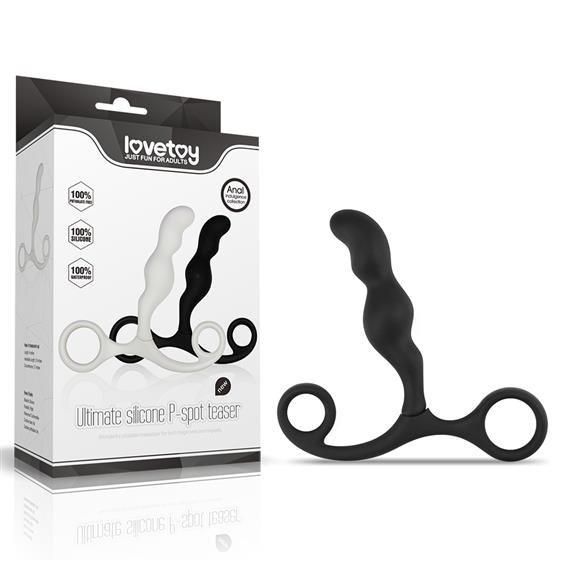 Масажер простати - Anal Indulgence Collection Ultimate Silicone P-Spot Teaser Black sexstyle