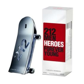 Мужская туалетная вода Carolina Herrera 212 Men Heroes Forever Young 90 мл с магнитной лентой