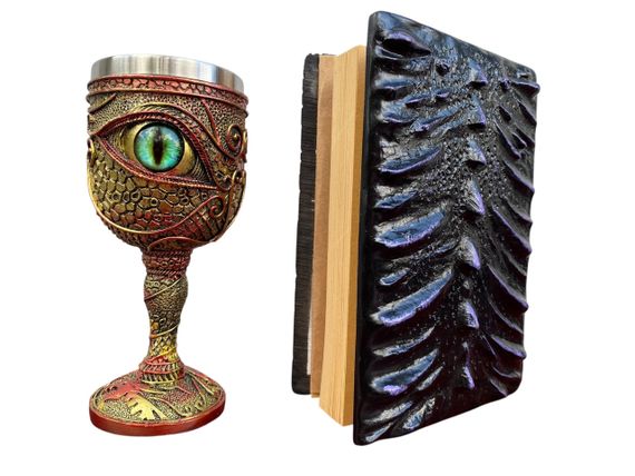 Подарунковий набір Келих 3D Око Зелений і Блокнот 3D «Око Ілюзій» | Зображення 1