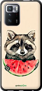 Чохол на Xiaomi Poco X3 GT Єнотик з кавуном "4605b-2511-2448"