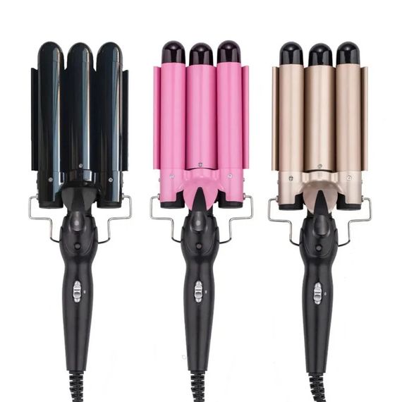 Потрійна плойка для завивки волосся з керамічними стержнями XPRO GM-2933 (234571986_393) | Зображення 2