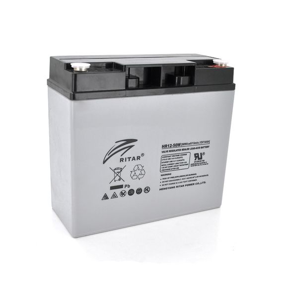 Акумуляторна батарея AGM RITAR HR1250W, Gray Case