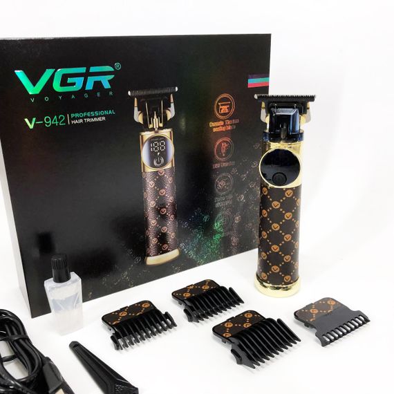 Тример для складної стрижки волосся VGR, Професійна машинка для стрижки волосся з насадками CB-68 | Зображення 2