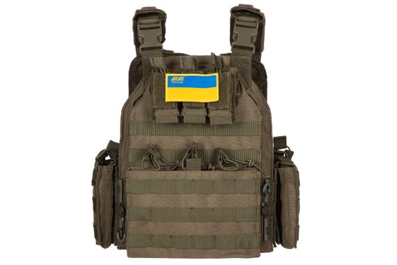Плитоноска 2E Tactical , Тип 4, Assault, швидке скидання, зелена (2E-MILPLACARTYPE4-YA-OG) | Зображення 1