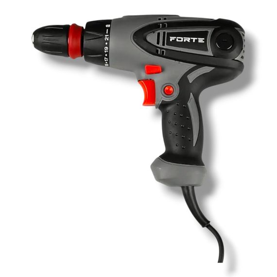 Дриль шурупокрут FORTE DSR 550-2 VR, 550 Вт, 0-350/0-1000 об./хв, швидкозатискний патрон, реверс. | Зображення 3